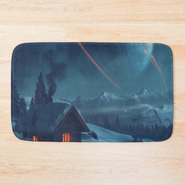 Item preview, Cosmic Winter Cabin Night designed and sold by QuantumDrift.