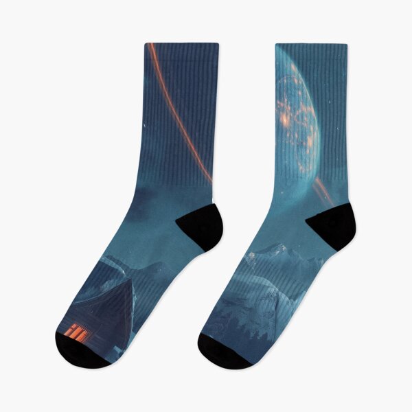 Item preview, Cosmic Winter Cabin Night designed and sold by QuantumDrift.
