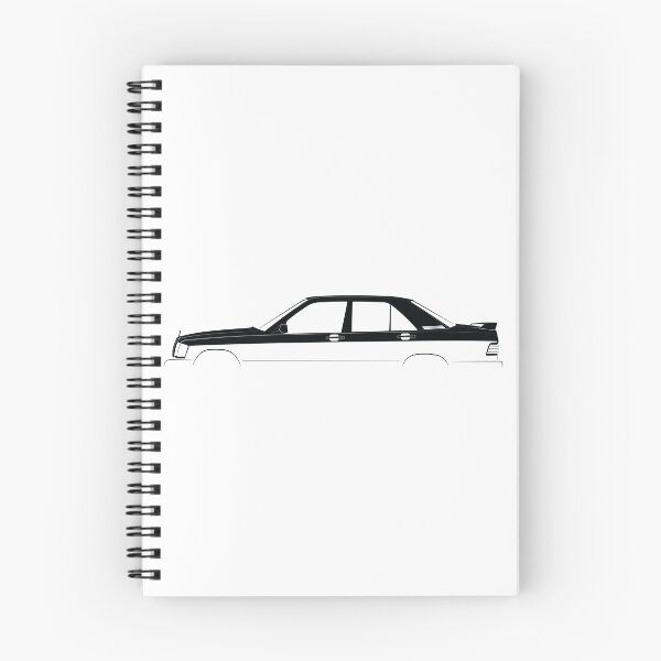 Item preview, 190 E 2.3-16 (W201) (Black) designed and sold by Car Silhouettes.