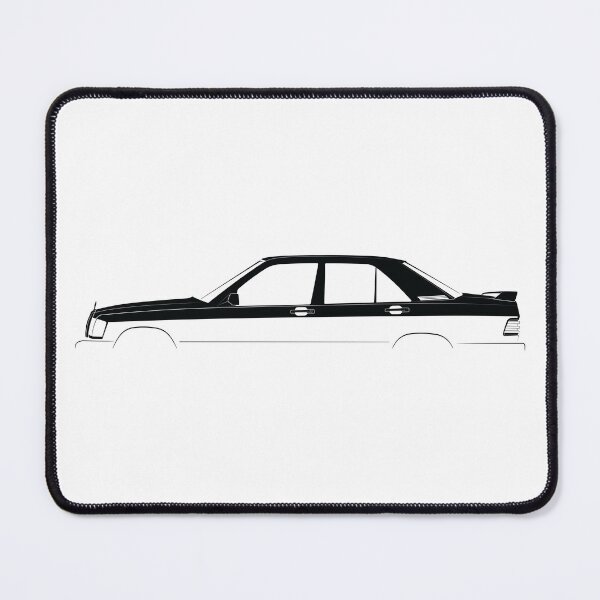 Item preview, 190 E 2.3-16 (W201) (Black) designed and sold by Car Silhouettes.