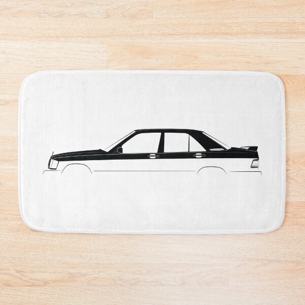 Item preview, 190 E 2.3-16 (W201) (Black) designed and sold by Car Silhouettes.
