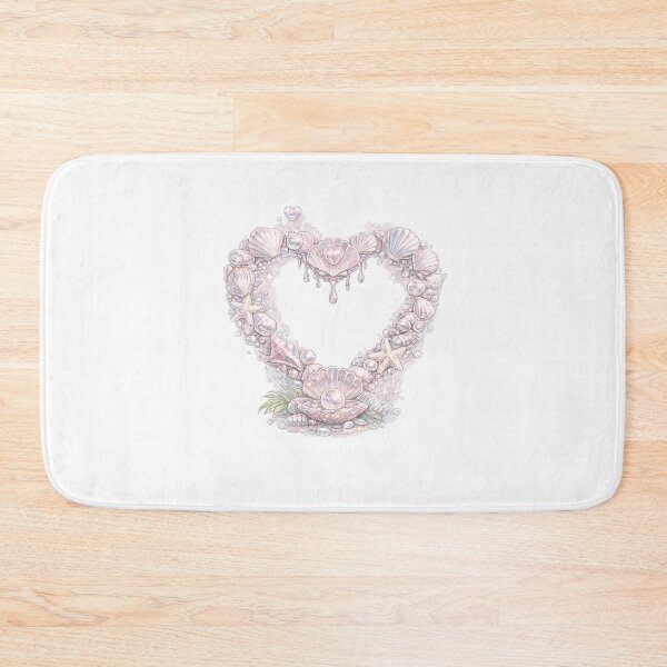 Item preview, Pearl Shell Heart Wreath Y2K Mermaid Ocean Aesthetic designed and sold by y2ktropical.
