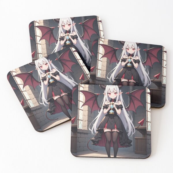 Item preview, Cute demon girl and hourglass designed and sold by ArtsJulian.