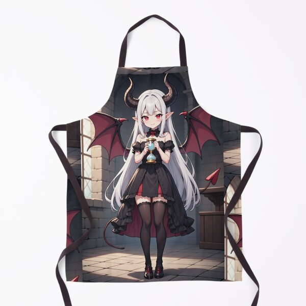 Item preview, Cute demon girl and hourglass designed and sold by ArtsJulian.