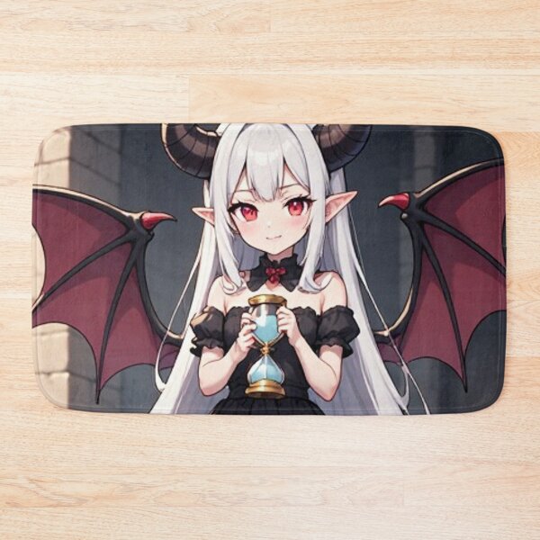 Item preview, Cute demon girl and hourglass designed and sold by ArtsJulian.