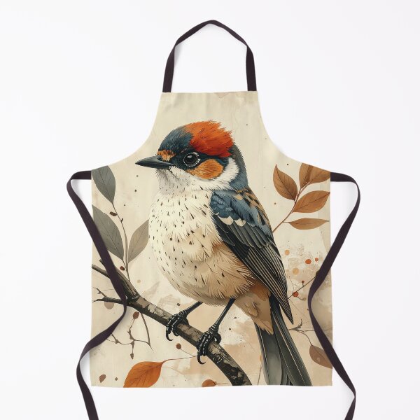Item preview, Vintage Bird on Branch Illustration - Nature Wall Art designed and sold by Kavin786.
