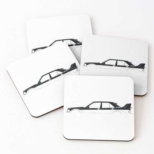 Item preview, 190 E 2.5-16 Evolution II (W201) (Black) designed and sold by Car Silhouettes.