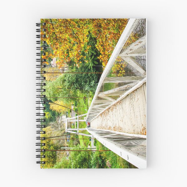 Item preview, Warburton Swing Bridge, Yarra River | Victoria, Australia  - Pedestrian Suspension Bridge Landscape Art designed and sold by Ross.A.Campbell.