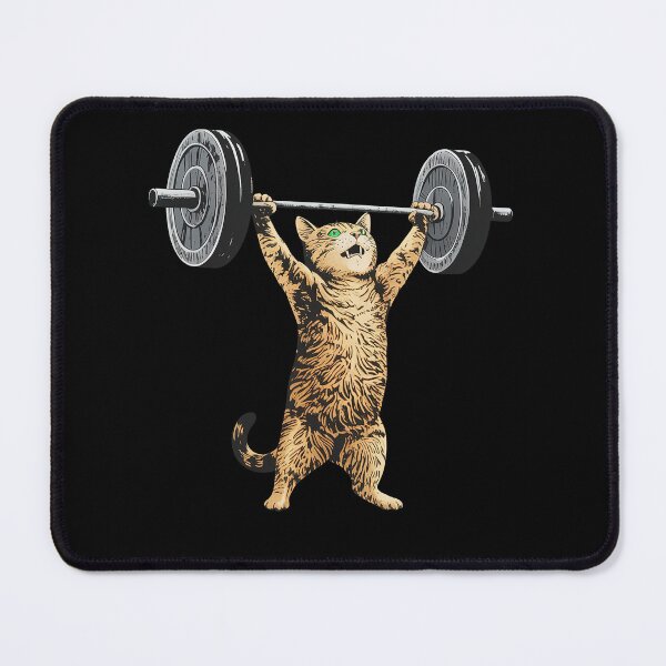 Item preview, Cat Deadlift Weightlift Funny Gym designed and sold by studio-ssaam.