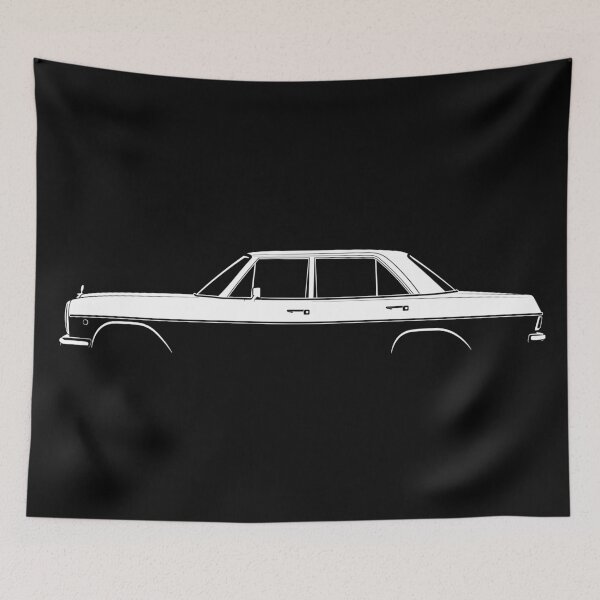 Item preview, 220 (W115) (White) designed and sold by Car Silhouettes.