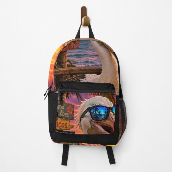 Item preview, Pelican Taco Sunset Beach Funny Tropical Bird Art designed and sold by Littermin.