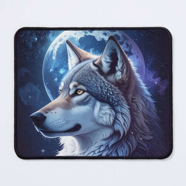 Item preview, Celestial Wolf Under Moonlight designed and sold by Kavin786.