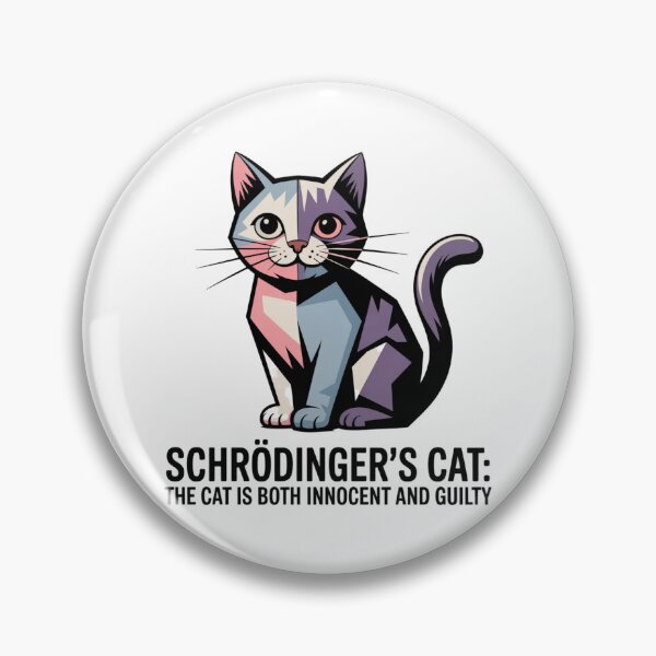Item preview, Schrodinger's Cat: Innocent & Guilty - Cubism designed and sold by Peter Stawicki.