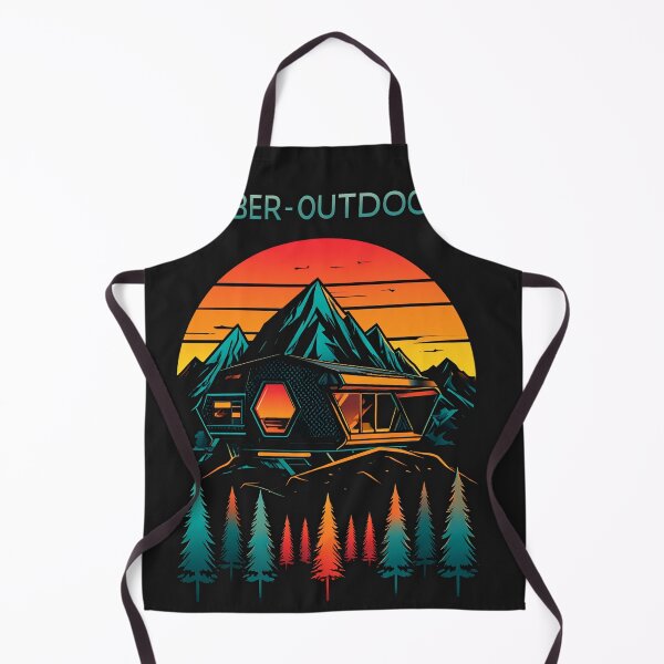 Item preview, Cyber Outdoor Retro Synthwave Mountain Sunset Art designed and sold by Kavin786.