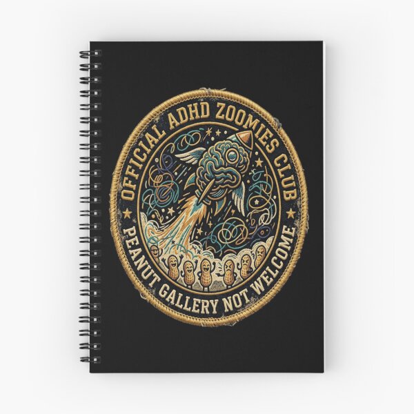 Item preview, Adhd Zoomies Brain Rocket Patch Funny Quote designed and sold by RickyTromps.