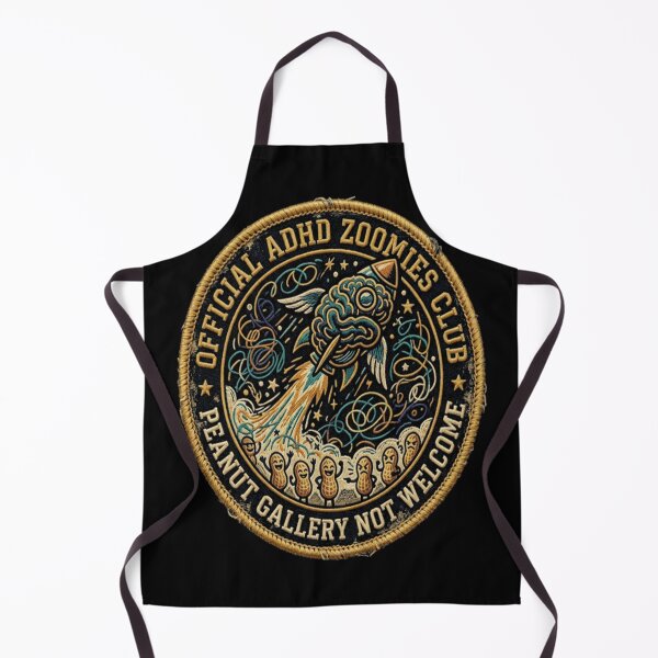 Item preview, Adhd Zoomies Brain Rocket Patch Funny Quote designed and sold by RickyTromps.