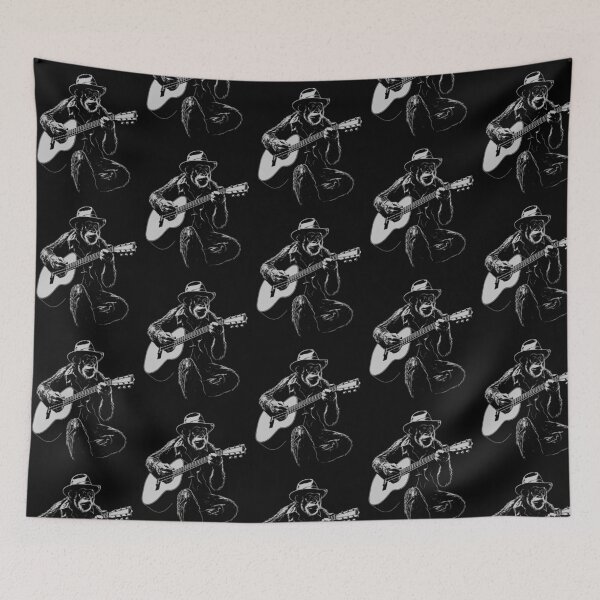 Item preview, Funny Monkey Guitarist Acoustic Guitar Mom Dad Kids designed and sold by rafaeltto.