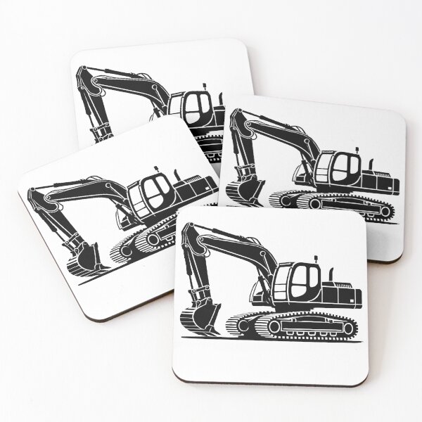 Item preview, Classic Excavator Silhouette Design designed and sold by quigeebo designs.
