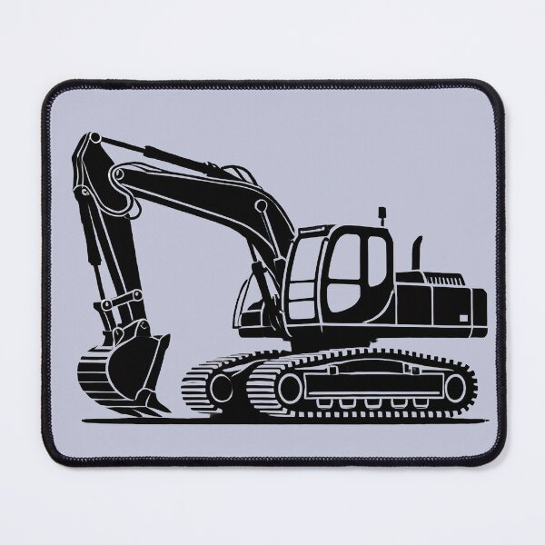 Item preview, Classic Excavator Silhouette Design designed and sold by quigeebo designs.