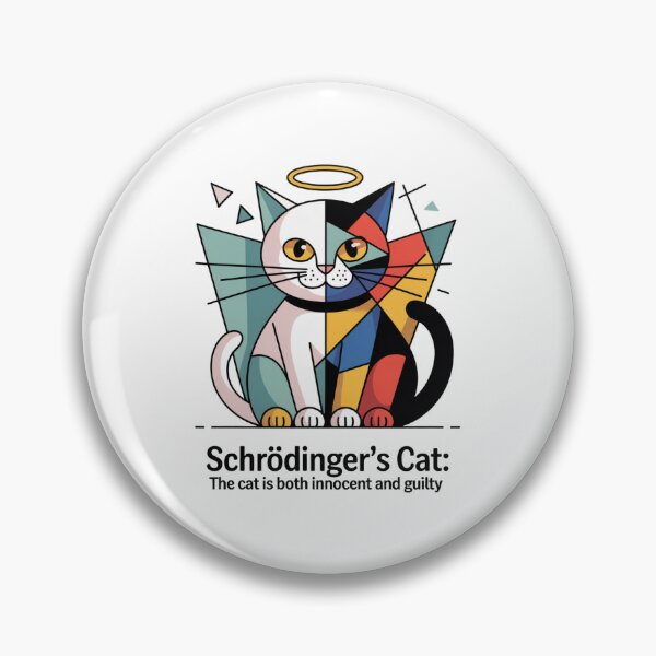 Item preview, Schrodinger's Cat: Innocent & Guilty - Halo & Cubism designed and sold by Peter Stawicki.