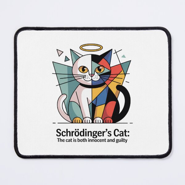 Item preview, Schrodinger's Cat: Innocent & Guilty - Halo & Cubism designed and sold by Peter Stawicki.