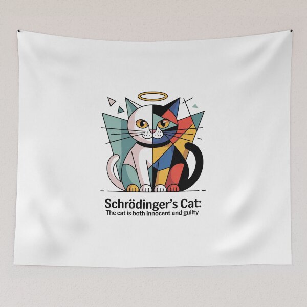 Item preview, Schrodinger's Cat: Innocent & Guilty - Halo & Cubism designed and sold by Peter Stawicki.