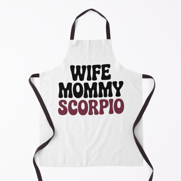 Item preview, Retro Wife Mommy Scorpio Zodiac Typography Design designed and sold by Cool-cat-art.
