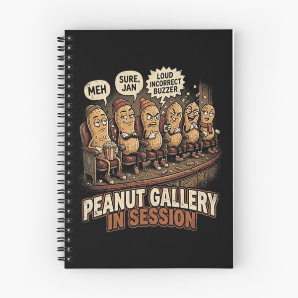 Item preview, Funny Peanut Gallery Movie Theater Cartoon designed and sold by RickyTromps.