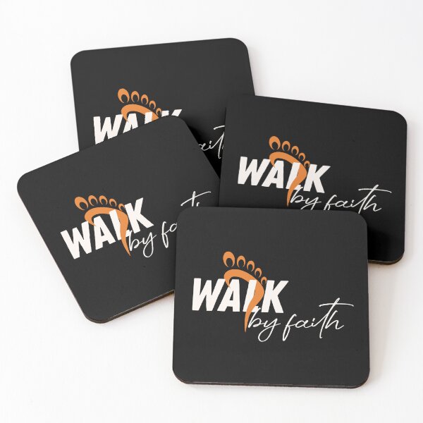 Item preview, Walk By Faith – Christian Scripture Inspiration Quote designed and sold by Verse & Vibes.