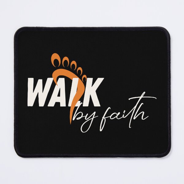 Item preview, Walk By Faith – Christian Scripture Inspiration Quote designed and sold by Verse & Vibes.