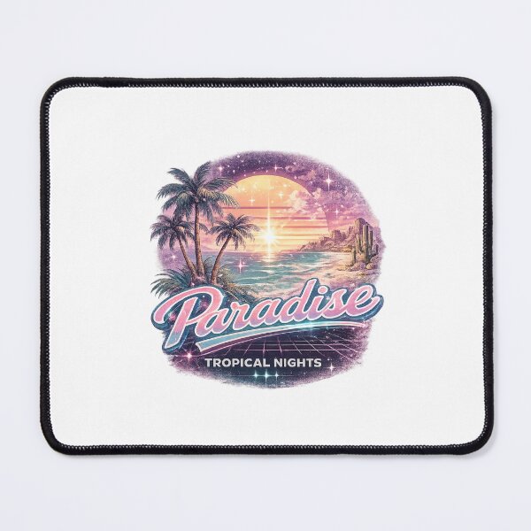 Item preview, Paradise Tropical Nights Retro Vaporwave Y2K Beach Aesthetic designed and sold by y2ktropical.