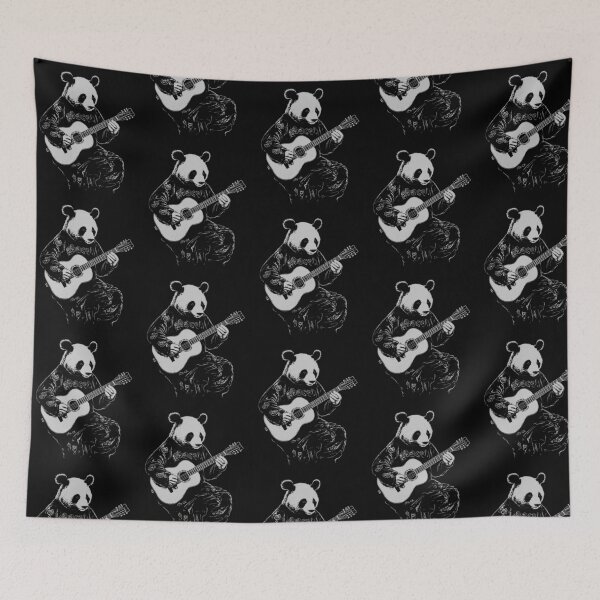 Item preview, Funny Panda Guitarist Acoustic Guitar Mom Dad Kids designed and sold by rafaeltto.