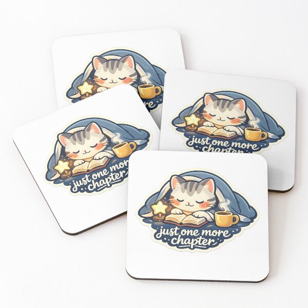 Item preview, Just One More Chapter Cute Reading Cat Design designed and sold by Naviora.