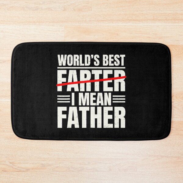 Item preview, World's Best Farter I Mean Father Funny Dad Joke designed and sold by zamiokaline.