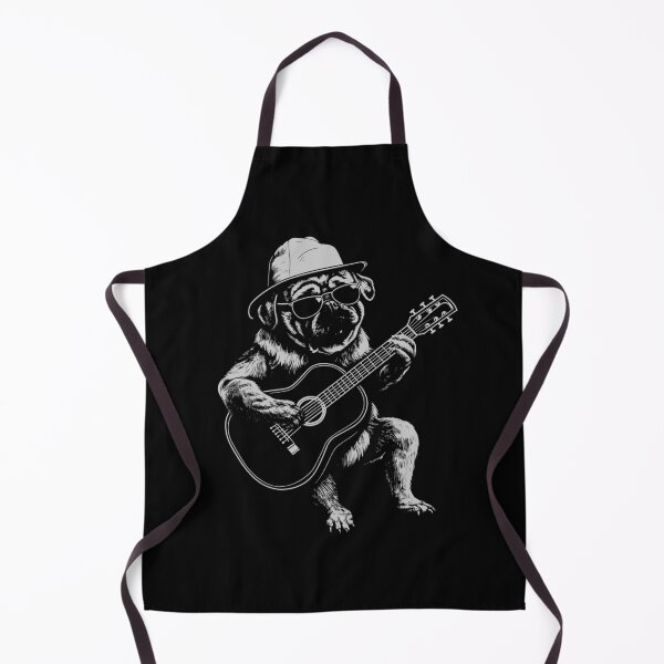 Item preview, Funny Pug Guitarist Acoustic Guitar Mom Dad Kids designed and sold by rafaeltto.