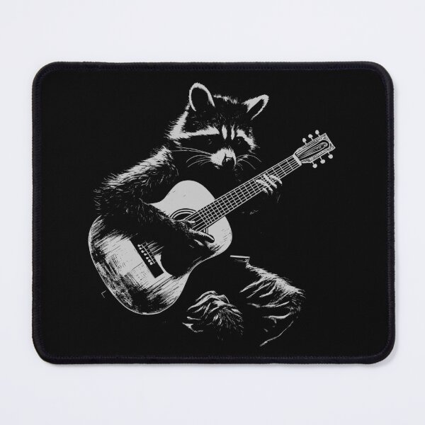 Item preview, Funny Raccoon Guitarist Acoustic Guitar Mom Dad Kids designed and sold by rafaeltto.