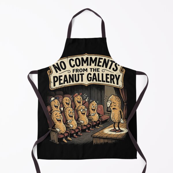 Item preview, No Comments From The Peanut Gallery Pun designed and sold by RickyTromps.