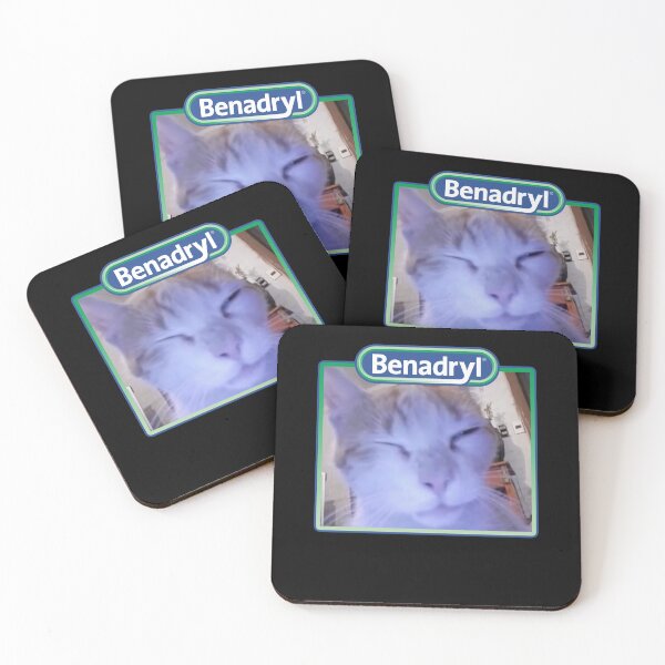 Item preview, Benadryl Cat Funny Meme designed and sold by Hedoraxe.