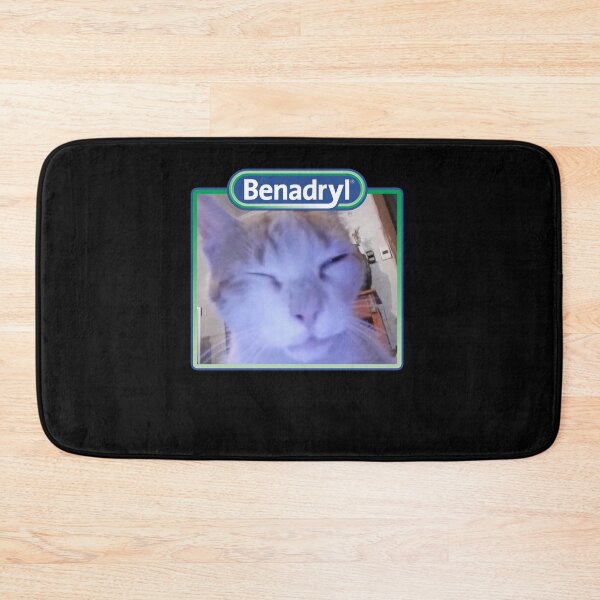 Item preview, Benadryl Cat Funny Meme designed and sold by Hedoraxe.