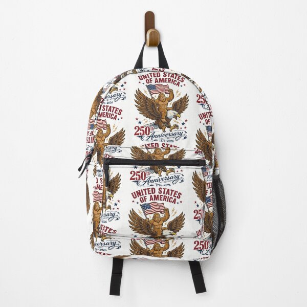 Item preview, Bigfoot Riding Eagle 4th of July 250th Anniversary 1776 2026 Patriotic USA designed and sold by HalloweenGift.