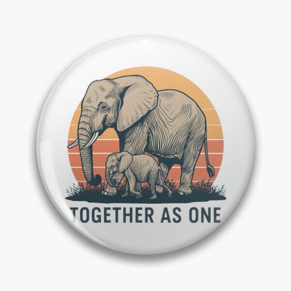 Item preview, Together As One Elephant Shirt Mother Baby Elephant Family Gift Wildlife Lover Tee designed and sold by Sky-bully.