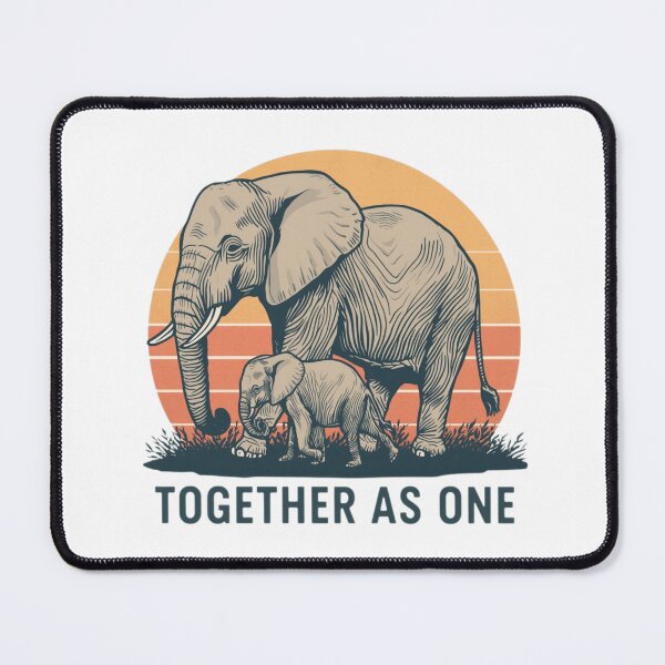 Item preview, Together As One Elephant Shirt Mother Baby Elephant Family Gift Wildlife Lover Tee designed and sold by Sky-bully.