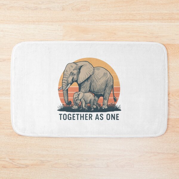 Item preview, Together As One Elephant Shirt Mother Baby Elephant Family Gift Wildlife Lover Tee designed and sold by Sky-bully.