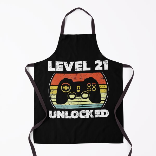 Item preview, Level 21 Unlocked Retro Gamer Birthday With Vintage Controller designed and sold by FGTV2021.