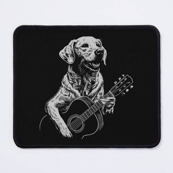 Item preview, Funny White Labrador Guitarist Acoustic Guitar Mom Dad Kids designed and sold by rafaeltto.