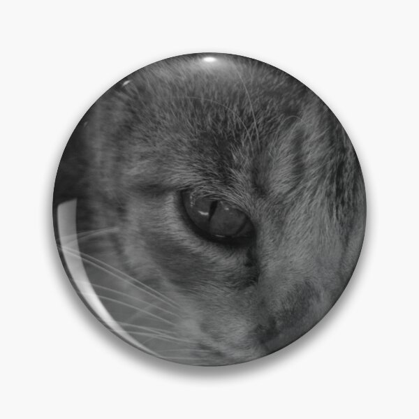 Item preview, B&W - Cool Looking Cat designed and sold by ROSE ANN BANILAR.