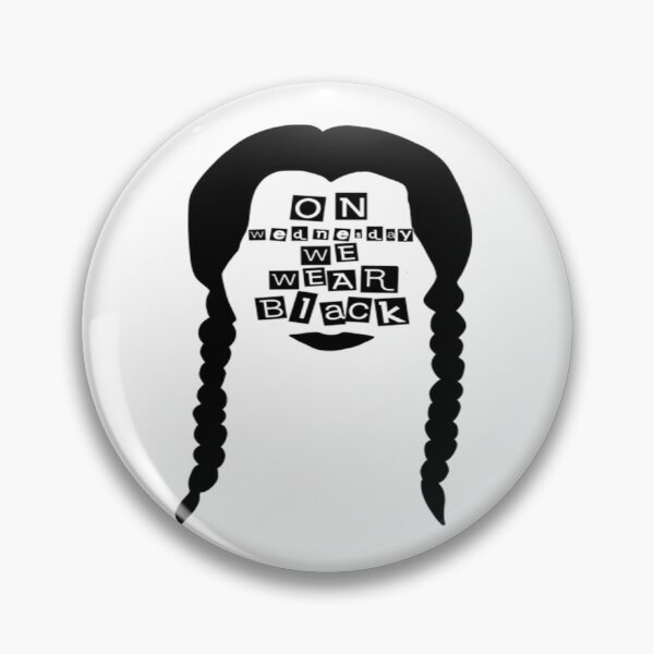 Item preview, Doodle Quote Wednesday Wear Black designed and sold by RickyTromps.