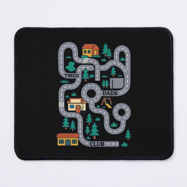 Item preview, Tired Dad Race Road Map Funny Father Classic T-Shirt designed and sold by MOUL-TMER.