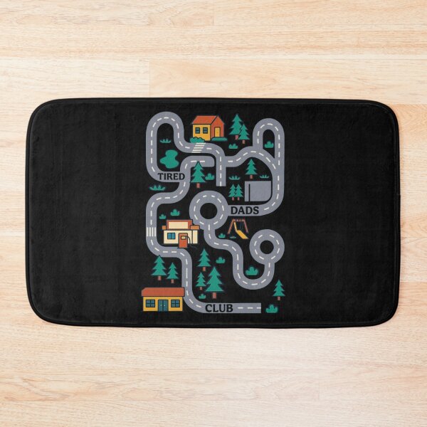 Item preview, Tired Dad Race Road Map Funny Father Classic T-Shirt designed and sold by MOUL-TMER.