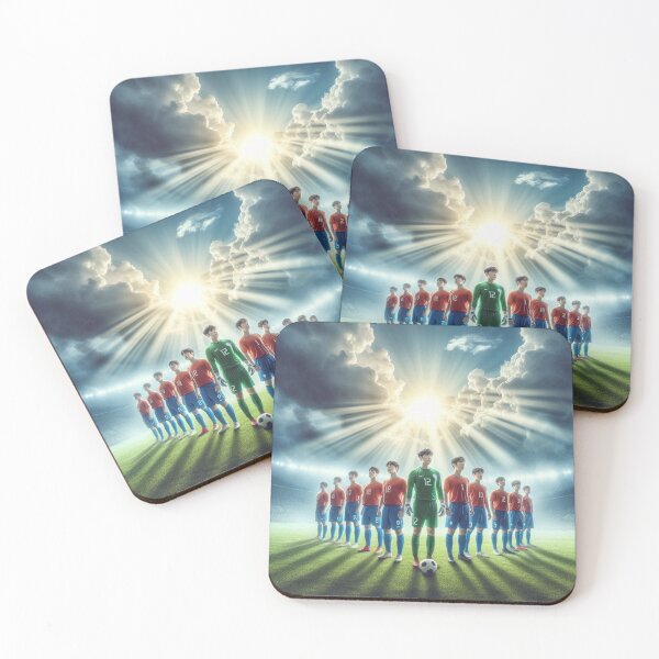 Item preview, Blessed Korean Football Warriors Under Jesus’ Prayer  designed and sold by PaintMeWorld.